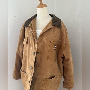 Vintage Thermal Tuff Men's Tan Canvas Field/Work Jacket